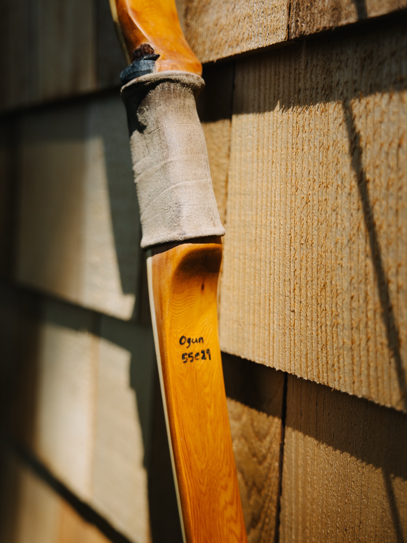 Youth bow with signed limb